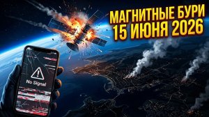 Магнитные бури 15 Июня 2026 года: Угроза интернету и нашим гаджетам!