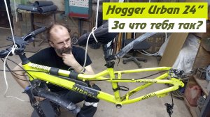 Hogger Urban 24”. Привожу велосипед в порядок, после других мастеров! Из рубрики ВЕЛО-ДИЧЬ.