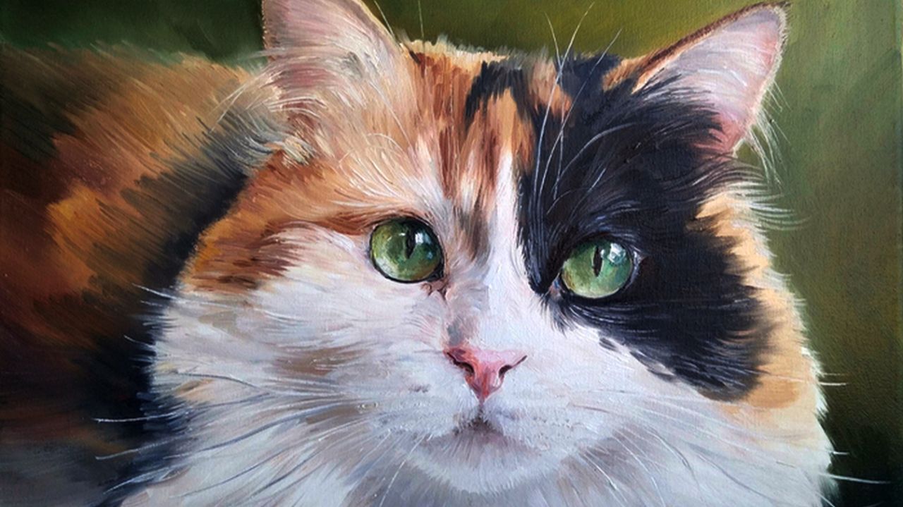 Кошки художника Татьяны Чвыревой
