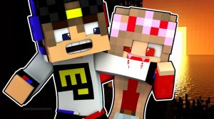 МОЯ ДЕВУШКА ВАМПИР УКУСИЛА МЕНЯ 😱 Майнкрафт Выживание ~ троллинг нуба сериал для детей minecraft