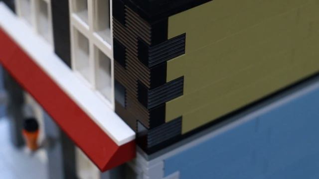 Модульное почтовое отделение LEGO MOC для моей индивидуальной модульной планировки смотреть онлайн