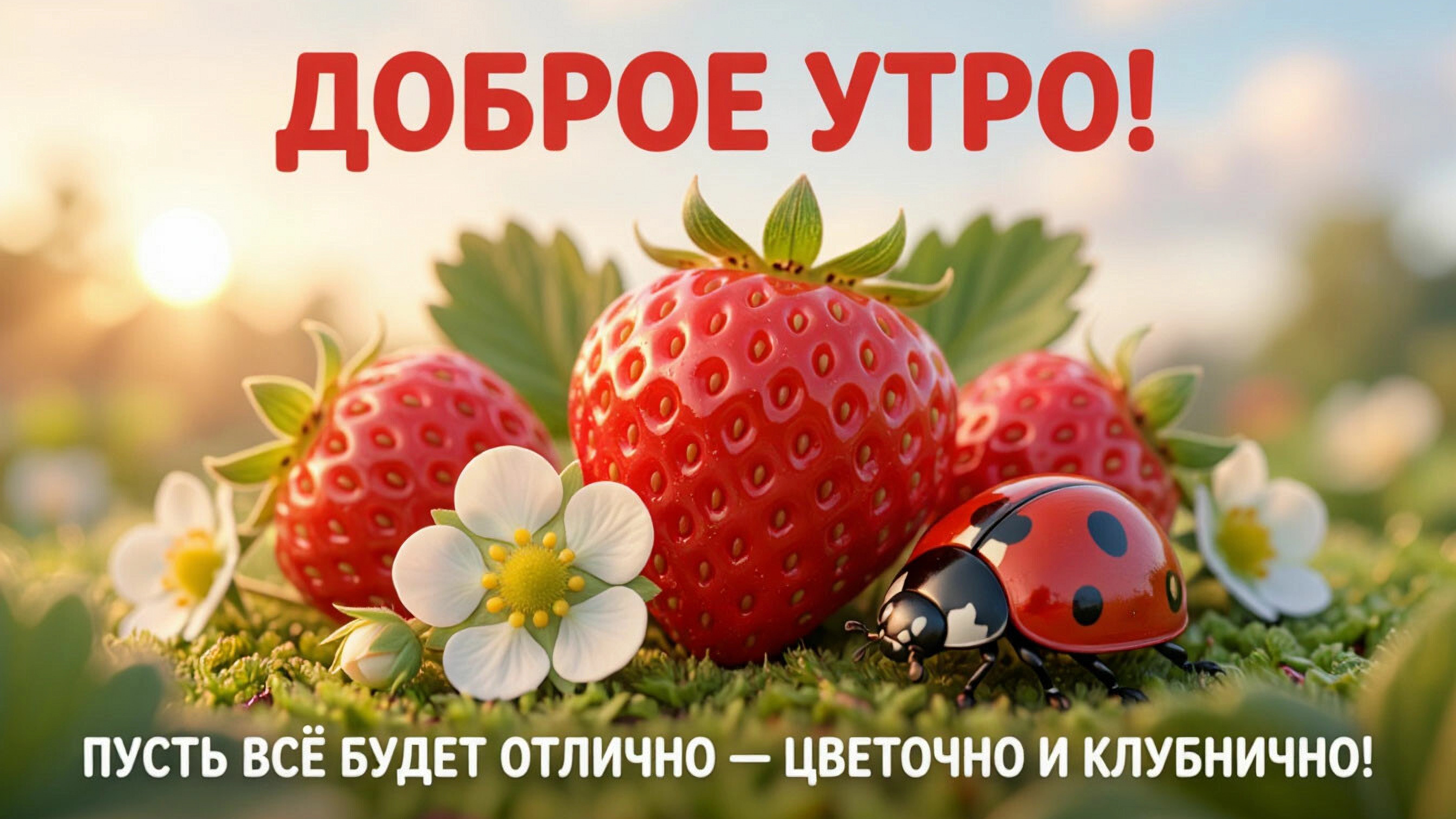 С добрым утром, мир, пусть чудесным будет день! Красивая музыкальная открытка с добрыми пожеланиями