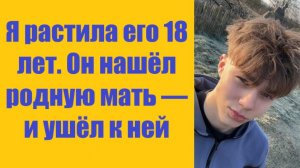 Истории из жизни | Аудио рассказы | Я растила его 18 лет. Он нашёл родную мать   | Жизненные истории