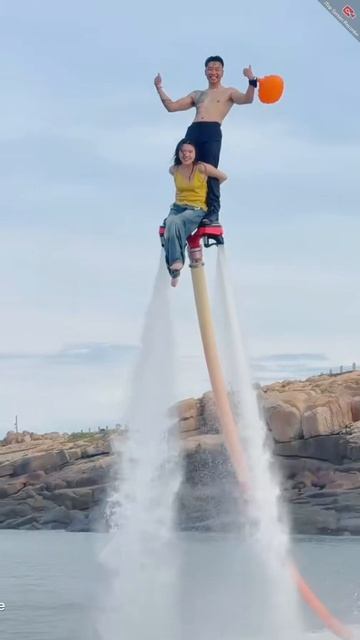 Flyboard. Искупал красавицу. Wetlook