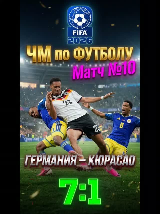 ГЕРМАНИЯ -- КЮРАСАО 7:1 | #футбол, #sport, #спорт