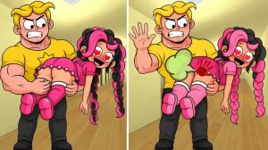 Желтый Рори хочет найти и наказать Розовую Лили Любобрайды Poppy Playtime 5 Гаррис мод