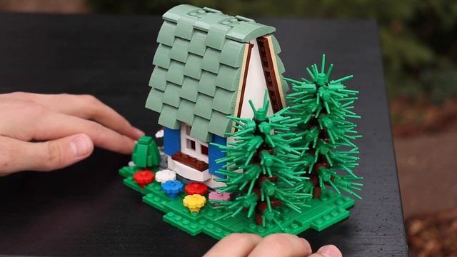 Крошечный LEGO Fairy Tale Cottage MOC смотреть онлайн