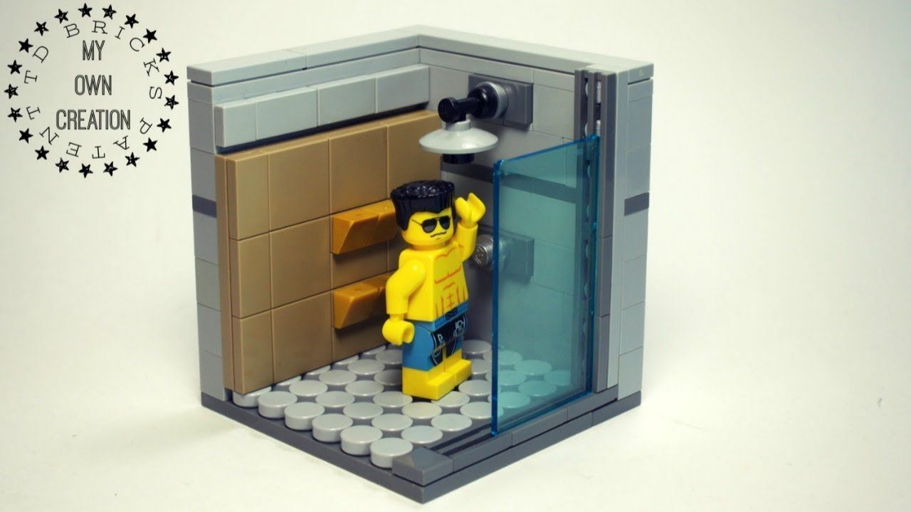 Роскошная душевая кабина LEGO MOC + Учебное пособие