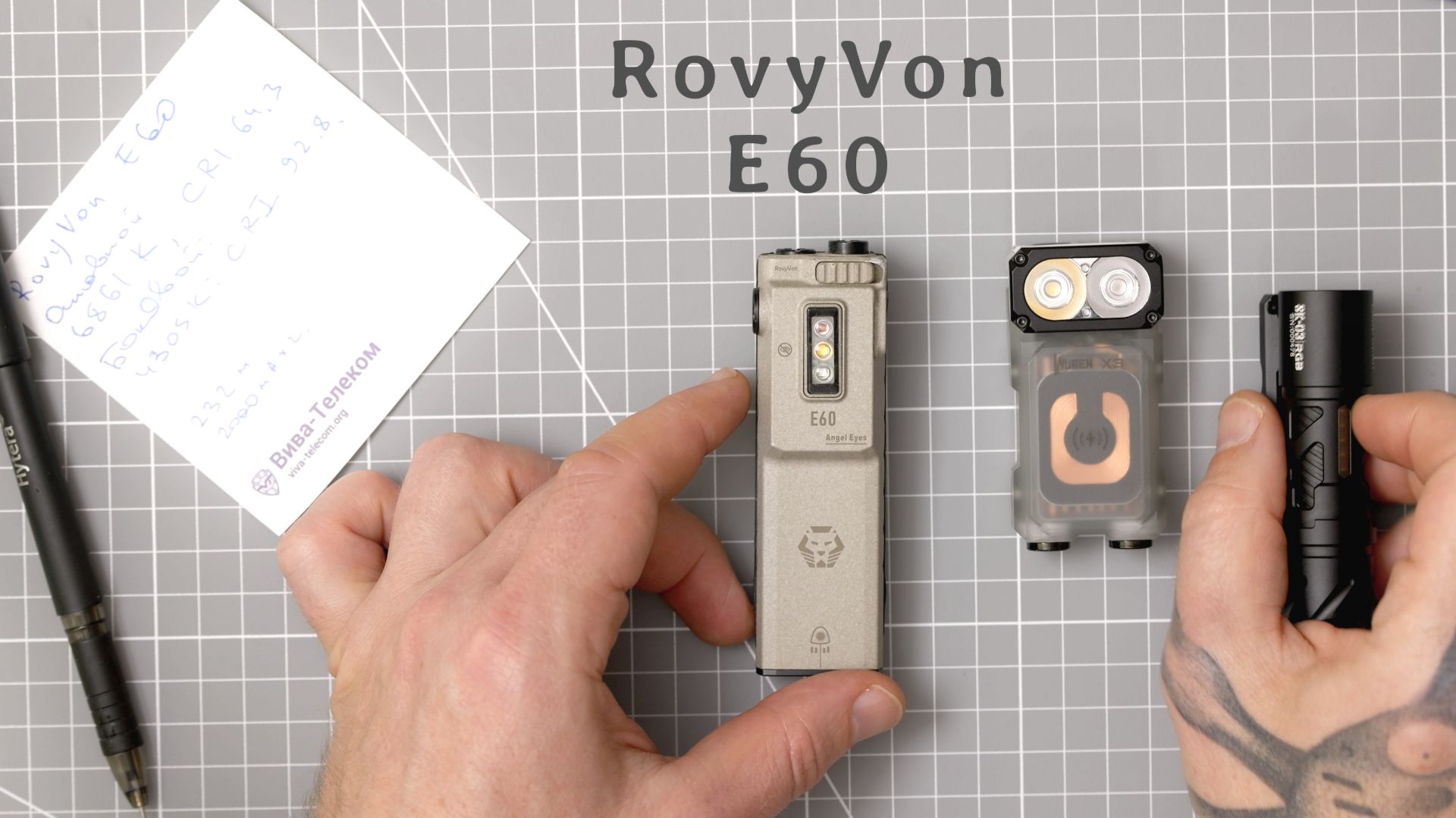 Мой любимый фонарь RovyVon E60