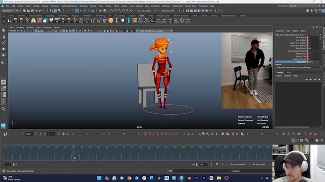 Animating a Character Sitting Down