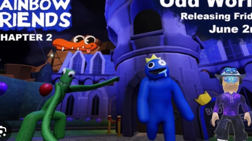 Играю в Радужных друзей 2 глава в Roblox