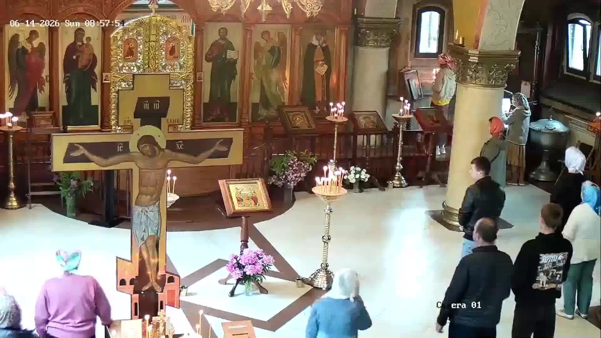 Литургия. Неделя 2-я по Пятидесятнице, Всех святых в земле Русской просиявших 14.06.2026