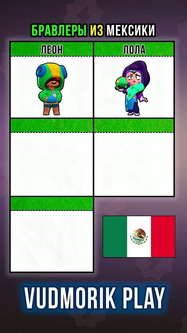 5 БРАВЛЕРОВ ИЗ МЕКСИКИ. BRAWL STARS