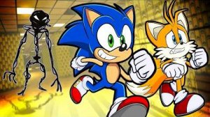 Sonic & Tails ESCAPE the BACKROOMS! (Roblox)