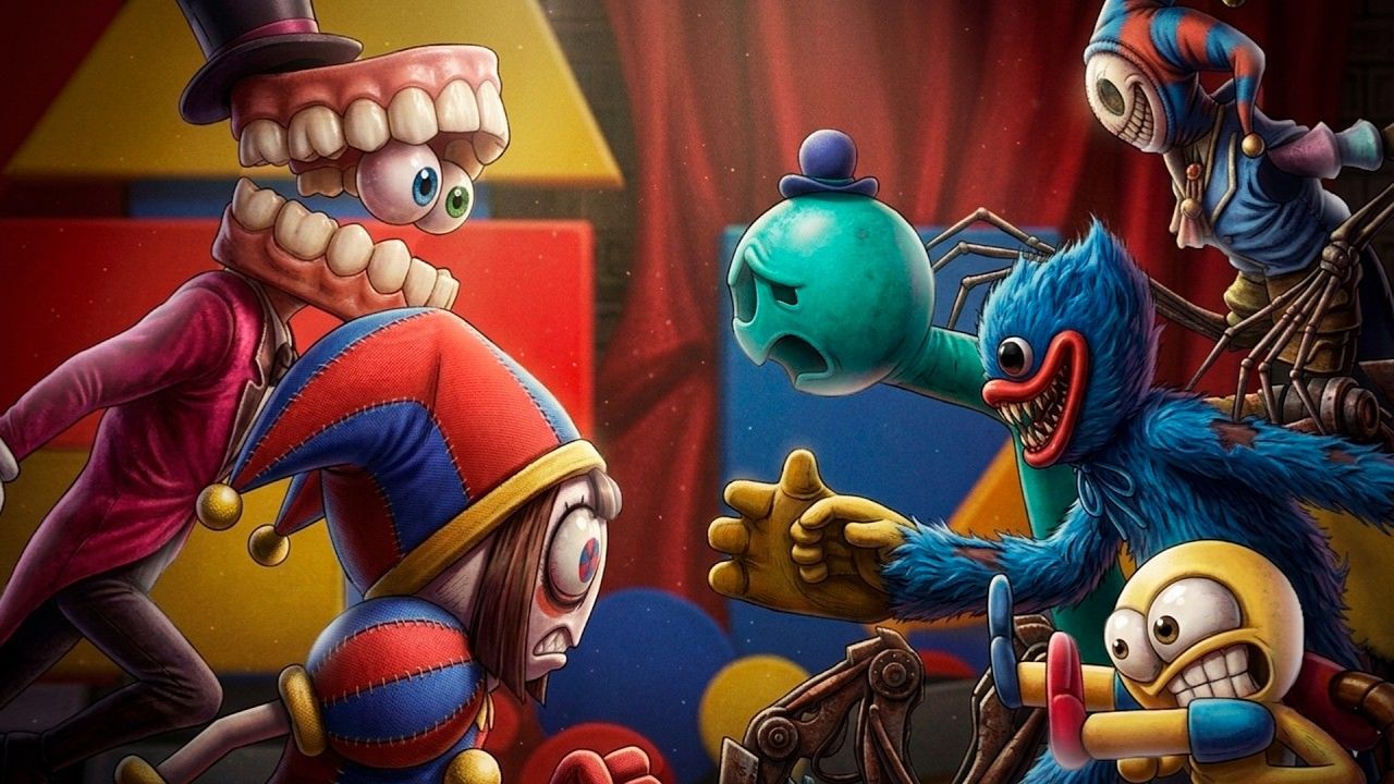 🤡ПРОТОТИП, 😃Доуи, Игрок, Хагги Вагги VS 🎪Помни, 🎩Кейн!!! Поппи Плейтайм смотреть онлайн