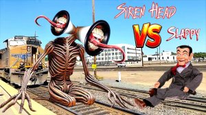 📢 СИРЕНОГОЛОВЫЙ 📢 против КУКЛЫ СЛЭППИ. Кто круче? SIREN HEAD - АТАКУЕТ.