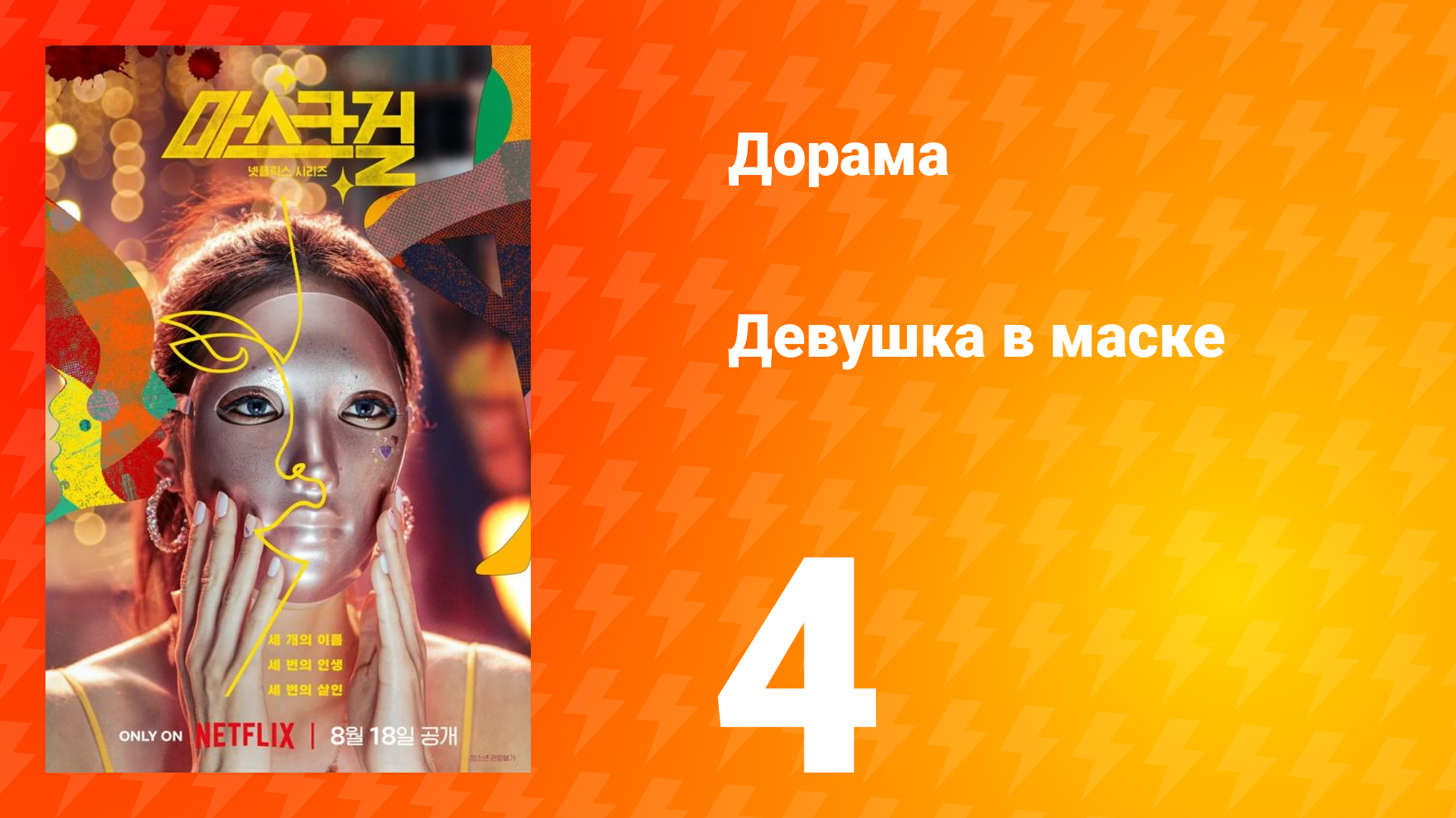 Девушка в маске 1 сезон 4 серия