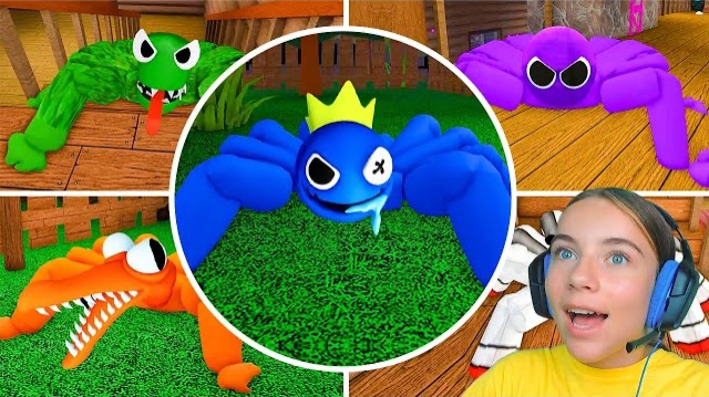 Спидран ПАУКИ ИЗ РАДУЖНЫХ ДРУЗЕЙ в ROBLOX! смотреть онлайн