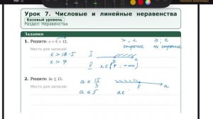 Неравенства. Базовый уровень