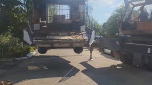 спуск Хаусбота на воду