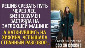 Истории из жизни Решив срезать путь через лес, бизнесменша застряла на заглохшей машине…