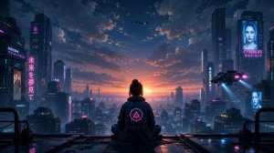 Dawn Falls： Cyberpunk Ambient Music - Experience Infinite & Dystopian Ascension for Deep Focus
