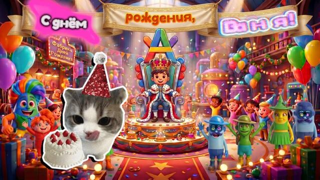 Ваня, с днём рождения!