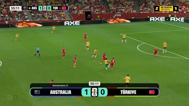 Австралия 2:0 Турция FIFA World Cup 2026