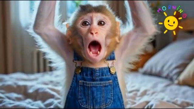 Жизнь маленькой обезьянки🥰41часть😂вор забрался в дом!???
