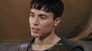 AI video - Brad Pitt's evaluation of Elliot Page's audition for Achilles