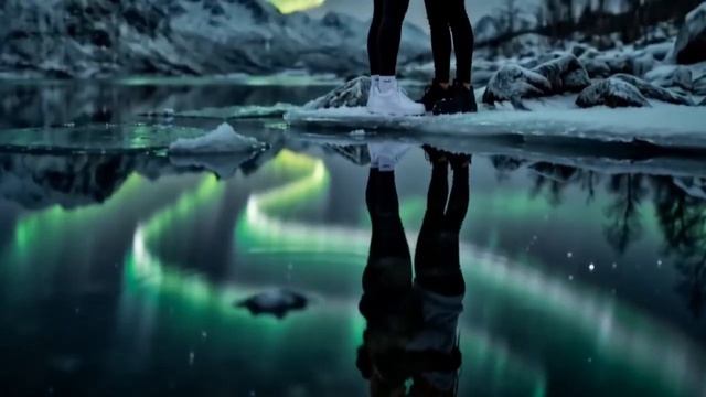 Rúnvyr X Skulgard | Under Northern Lights (Official Musik Video) | Atmospheric Nordic Duet
