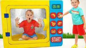 Весёлые приключения с волшебными гигантскими игрушками!