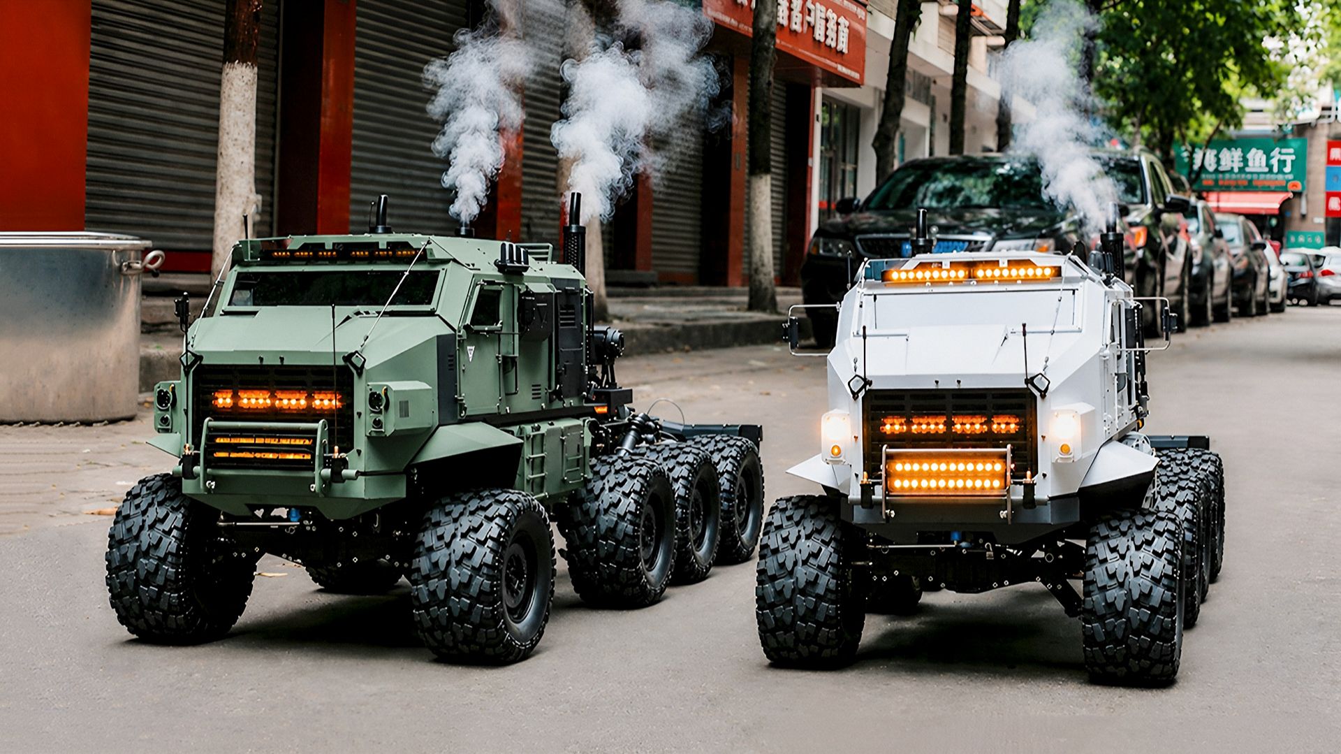 Heavy Duty 8x8 RC Trucks Pushing Their Limits In Tough Off-Road Conditions