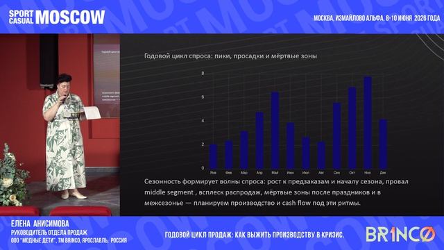 Презентация BRINCO на выставке Sport Casual Moscow 8-10 июня 2026 г.