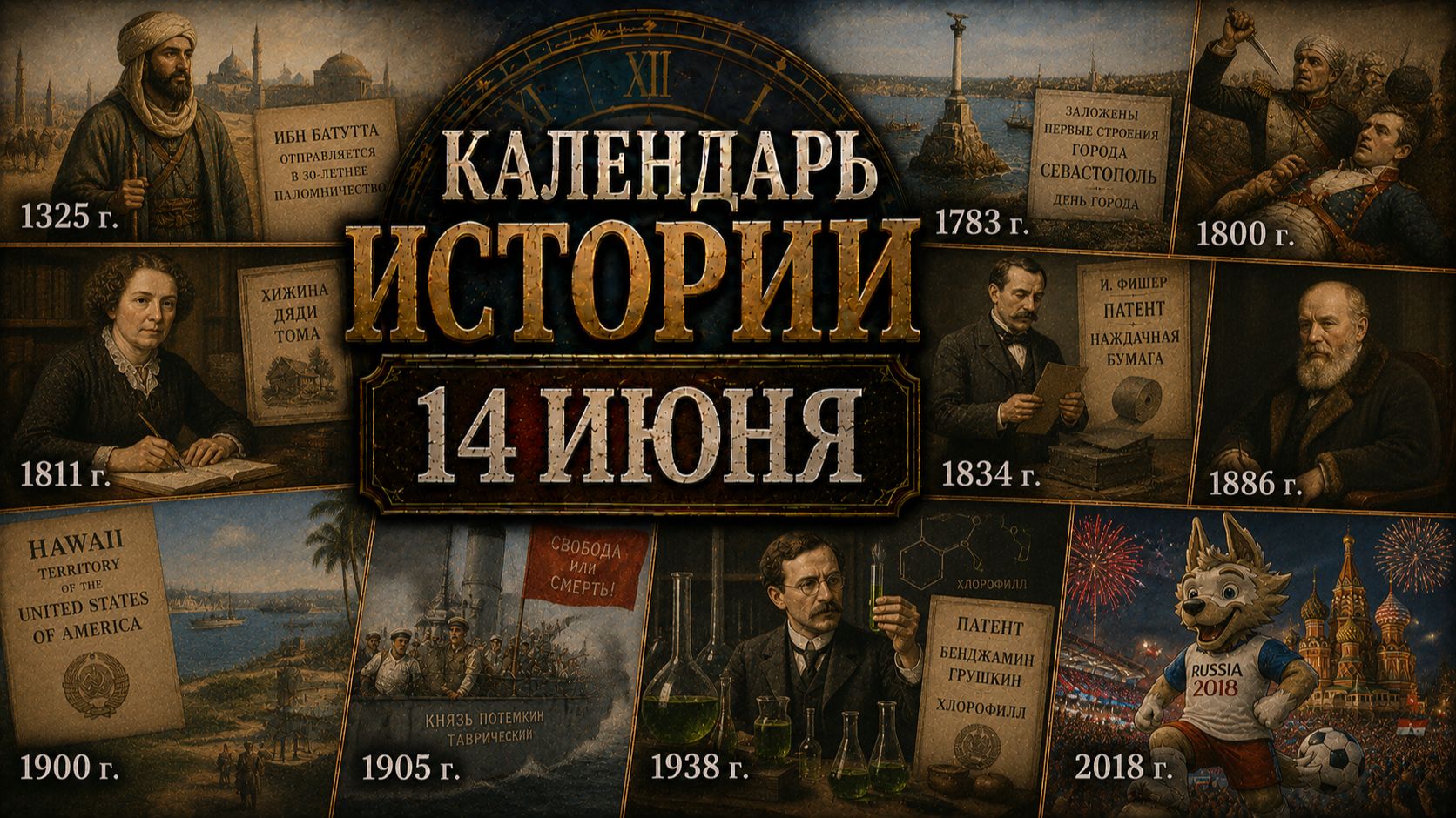 КАЛЕНДАРЬ ИСТОРИИ 14 ИЮНЯ