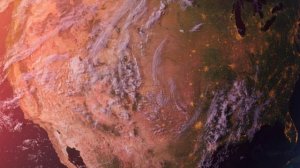 США из космоса 4K | Закат над Землёй | Бесплатный видеофутаж