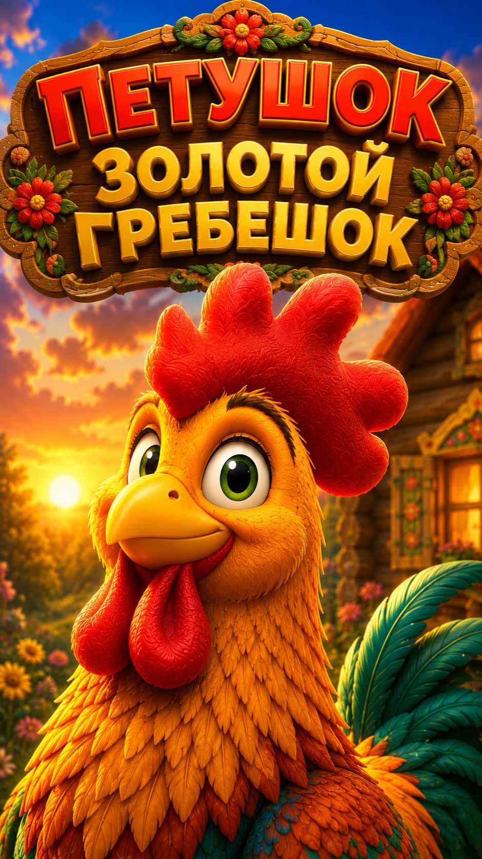 ПЕТУШОК ПЕТУШОК - Мульт песенка про петушка и лису для малышей!
