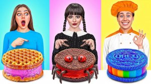 Кулинарный Челлендж# Уэнсдей Против Бабушки # Вкусные Рецепты