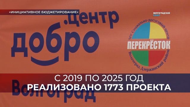 1773 проекта инициативного бюджетирования реализовано в Волгоградской области с 2019 года