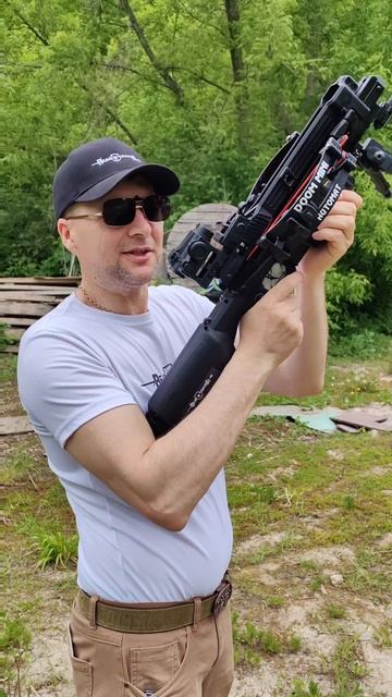 Арбалет-автомат Doom Mini хорош на любой дистанции #арбалет #арбалет-автомат #метатель #bearhunter