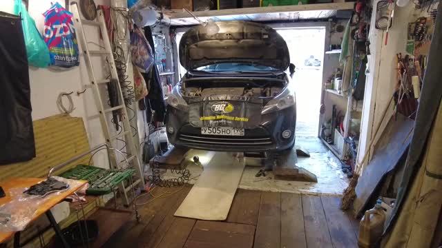 Замена масла в вариаторе Toyota Verso 1.8 2ZR-FAE CVT Aisin K311 Multidrive S