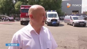 В пожарной части № 37 открыли памятник огнеборцам