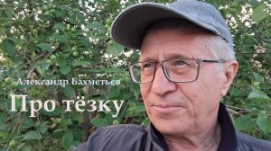 ПРО ТЁЗКУ. Читает автор – АЛЕКСАНДР БАХМЕТЬЕВ