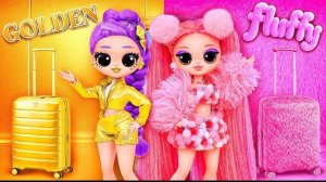K-Pop Охотницы на Демонов в золотом и пушистом самолёте! 10 поделок для кукол L.O.L.