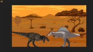 Spinosaurus jp3 VS  Эмбер | Анимация моя (часть 3)