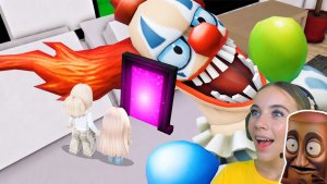 МЫ ЗАЛЕЗЛИ В ГОЛОВУ ЗЛОГО КЛОУНА В БРУКХЕЙВЕН в ROBLOX! С АЛЁНОЙ