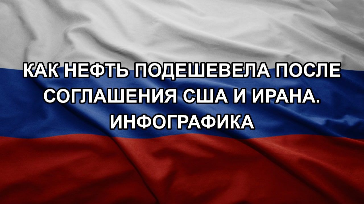 Как нефть подешевела после соглашения США и Ирана. Инфографика