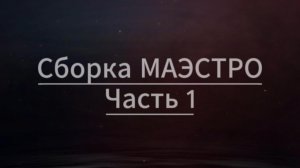 5. Сборка Маэстро, часть 1