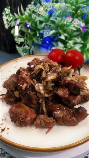 Куриная печень в аэрогриле. Быстро, полезно и без лишней посуды.