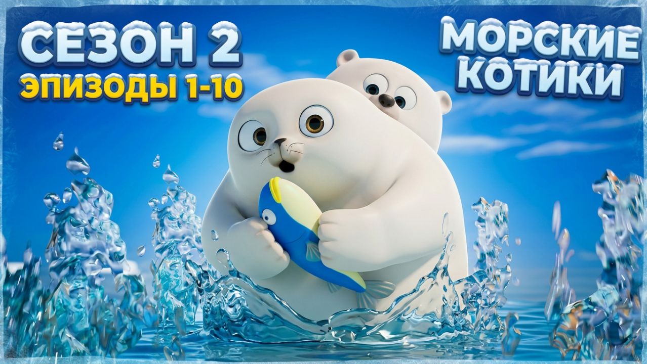 Морские Котики: Все приключения 2 сезона 🌊🐾 Подборка эпизодов 1-10 смотреть онлайн